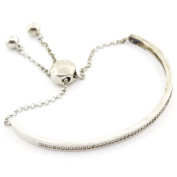 Zirconia Silver Bracelet