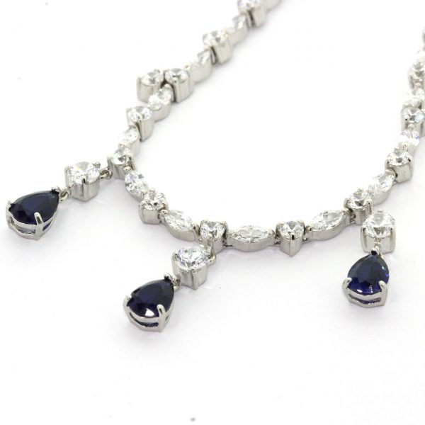 Sapphire Silver Bracelet