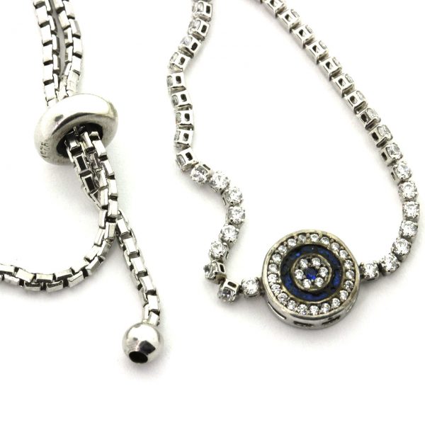 Sapphire Silver Bracelet